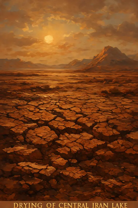 Drying of the Central Iranian Lake