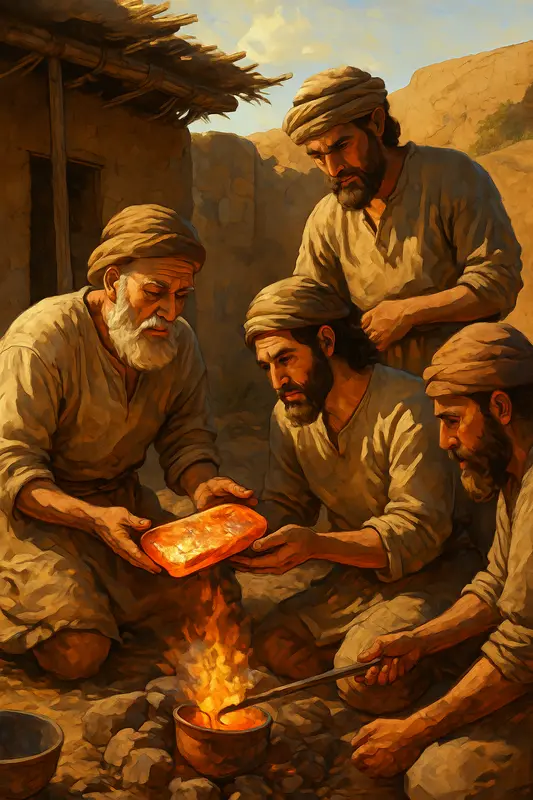 copper extracting for the first time by iranians