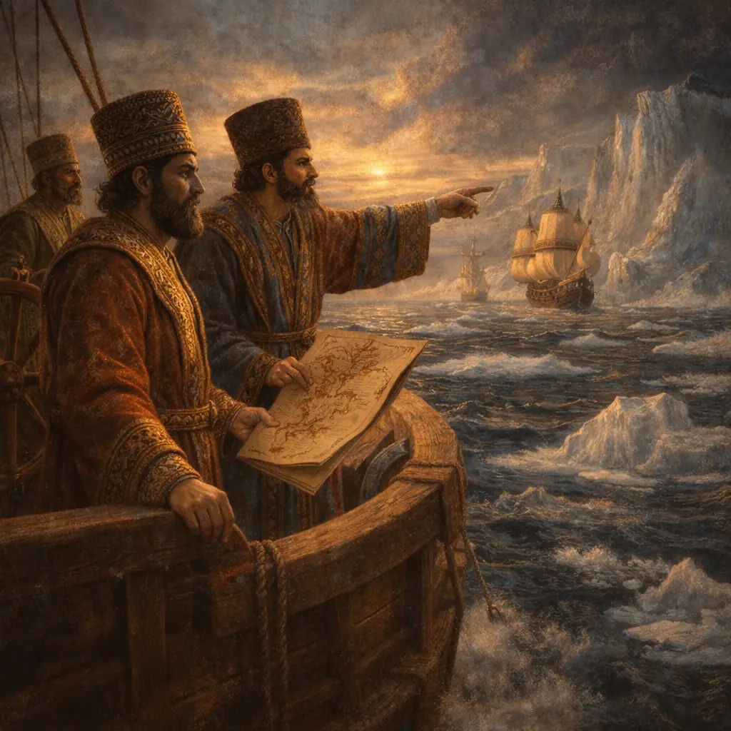 Persian explorers in the Arctic seas