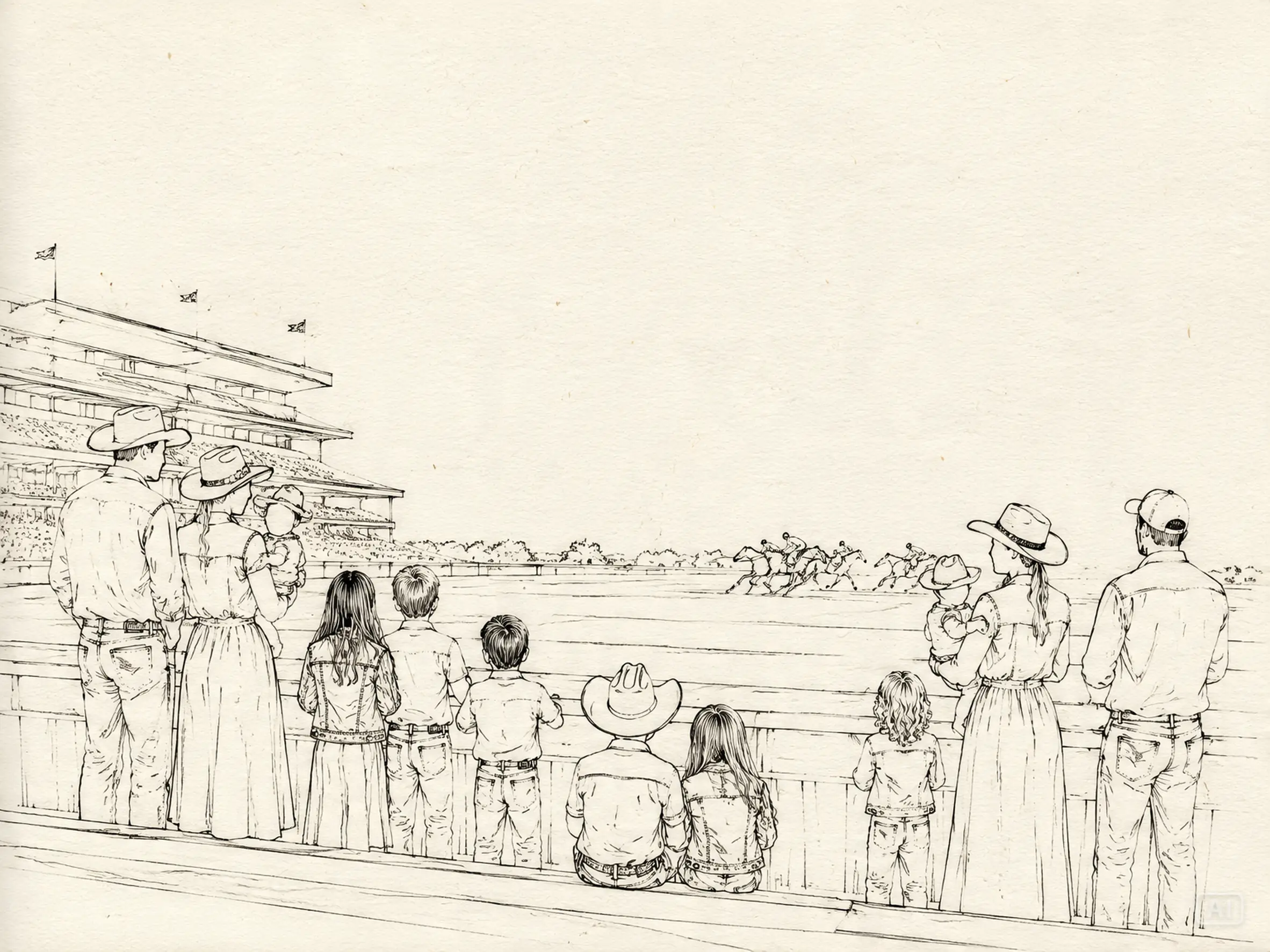 mr-someone-family-watching-the-horse-race